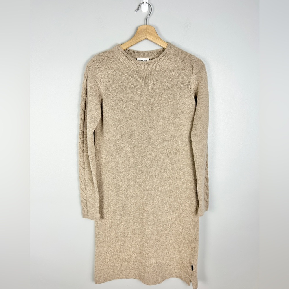 HOLEBROOK SWEDEN Wool Knit‎ Dress Size XS Minimal Contemporary Old Money Neutral